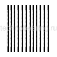 Пилки „Super-Cut“. Мелкий зуб (No. 3: 41 зубьев на 25 мм),  130 x 0,75 x 0,36 mm 12 шт. 28113 Proxxon