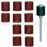 Шлифовальные цилиндры с дискодержателем (10 шт., зерн.К 120, диам 14 мм) 28978 Proxxon