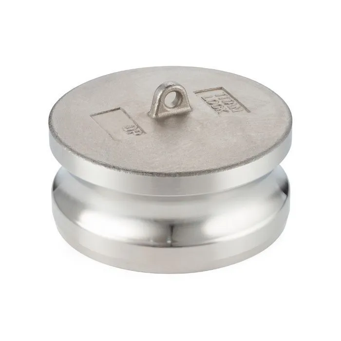 Камлок нержавеющий тип DР, заглушка для розетки 5", AISI304, TL500DPSS TITAN LOCK