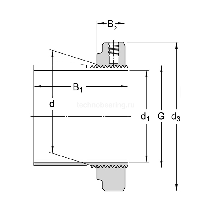 Втулка H3126 TECHNIX