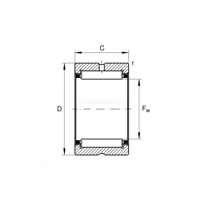 Подшипник RNA4904 NBS
