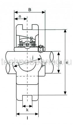 Подшипниковый узел UCT212 TECHNIX