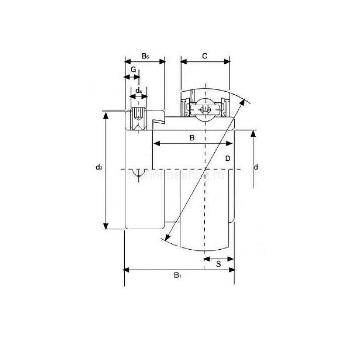 Подшипник SA203 TECHNIX