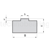 Направляющая для цепи 10B-1 тип 1Т H=10 L=2000 ISKRA PRO  