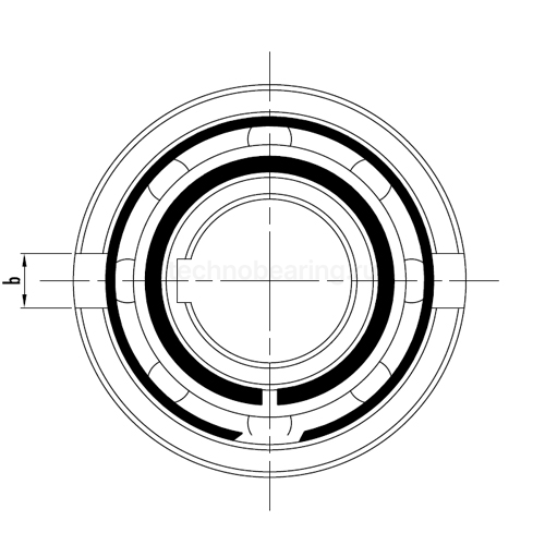 Обгонная муфта USNU40 (ASNU40) ISKRA