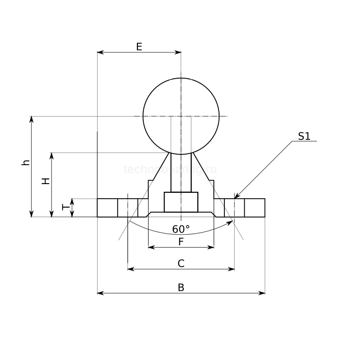 Вал прецизионный с опорой TBR30 ISKRA