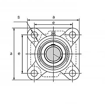 Подшипниковый узел UCF210 ISKRA