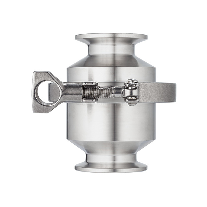Обратный клапан нержавеющий (AISI304) DN100, типа clamp-clamp TLCV100CLS TITAN LOCK — детальное фото 3