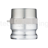 Камлок алюминиевый тип F ниппель, наруж. резьба NPT 3", TL300FALN TITAN LOCK