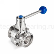 Кран шаровый нержавеющий (AISI304) DN80, типа резьба-резьба, DIN TLHBV080THS TITAN LOCK