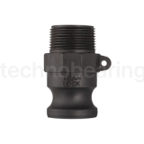 Камлок полипропиленовый тип F ниппель, наружная. резьба BSP 1 1/2", TL150FPP TITAN LOCK