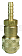 1/2in БРС серия D, розетка, резьба NPT (латунь) 4DS4-B DIXON