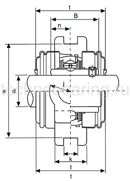 Подшипниковый узел UCT204 TSC