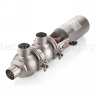 Односедельный клапан распред. с пневмоприводом, нерж. под приварку, DN50, тип 21, TL50ODVP-21-WD TITAN LOCK