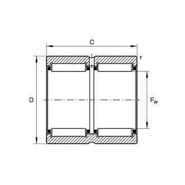 Подшипник RNA6902 NBS