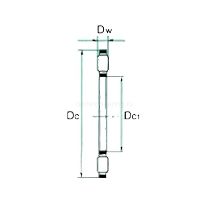 Подшипник K81120 NBS (ISB)