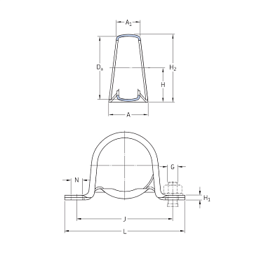 Корпус подшипника P62 SKF