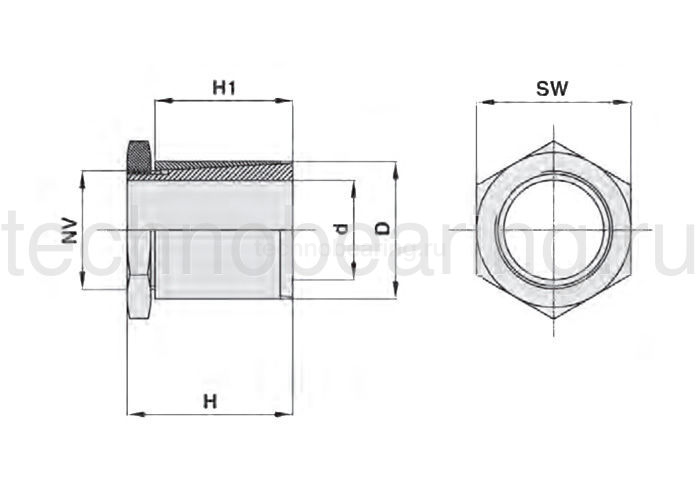 Зажимная втулка KLQX016 Sati