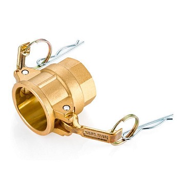 Камлок латунный тип D розетка, внутр. резьба BSP 1/2", TL50DBR TITAN LOCK