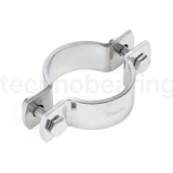 Хомут трубный без ножки DN15 (17,2-19 мм), нерж. 304, TL015FPS TITAN LOCK