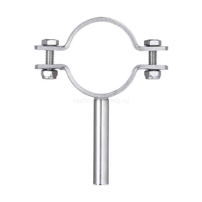 Хомут трубный на ножке DN32 (33,7-35 мм), нерж. 304, TL032FPLS TITAN LOCK