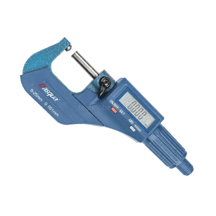 Микрометр цифровой трубный, сферическая неподвиж. пятка 0-25мм/0-1", 4520-2005 Dasqua