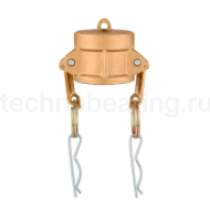 Камлок латунный тип DC, заглушка для ниппеля 1/2", TL50DCBR TITAN LOCK