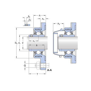 Подшипниковый узел FYWK30 YTH SKF
