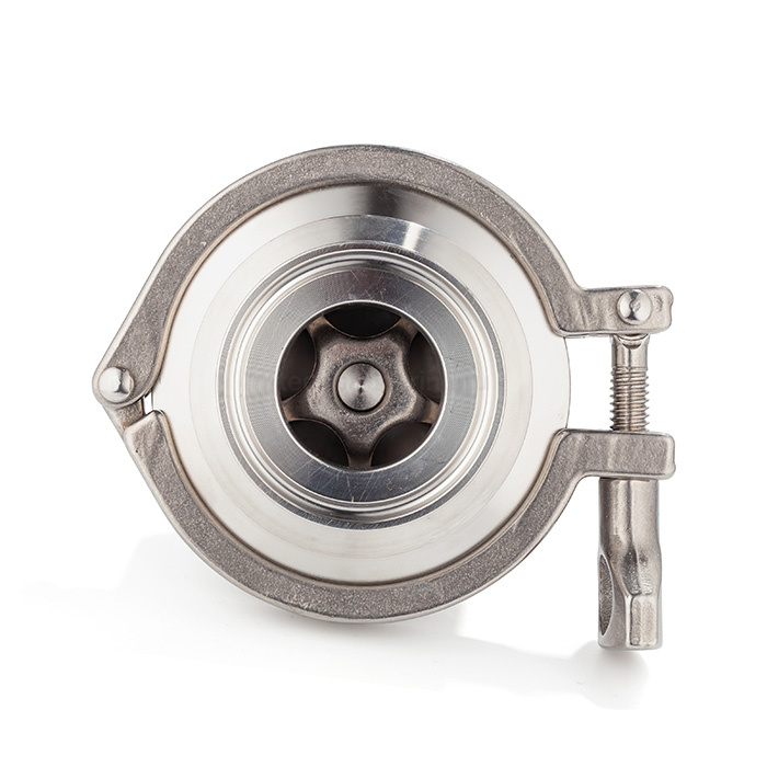 Обратный клапан нержавеющий (AISI304) DN100, типа clamp-clamp TLCV100CLS TITAN LOCK — детальное фото 4