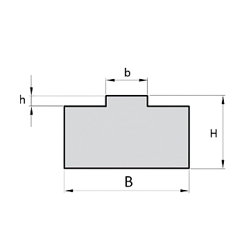 Направляющая для цепи 12B-1 тип 1Т H=15 L=2000 ISKRA