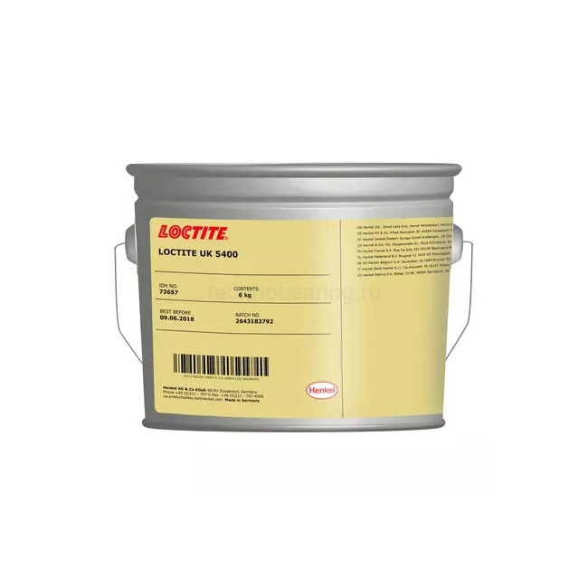 Отвердитель, компонент В (UK8101, UK8103, UK8303, CR8101), 6 кг, UK 5400 Loctite