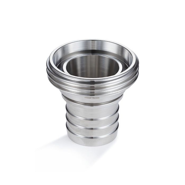 Резьбовой штуцер под рукав DIN 11851 DN80 нерж. 304 TL80THRS TITAN LOCK