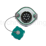 Розетка термисторная, 10-ти контактная, 4 J-слота, с пневмопереключением, алюминий, TLPS-10 TITAN LOCK