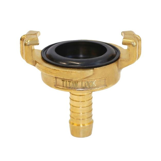 Универсальное соединение для воды NEPTUN (GEKA) с концом под рукав, 1 1/2 (38мм), латунь, TLNPH1.1/2-BR TITAN LOCK