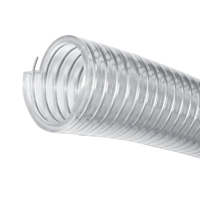 Пищевой нап.-всас. ПВХ рукав, армированный стальной спиралью "LADOGA", внутр.диам.102 мм TL100LG TITAN LOCK