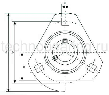 Подшипниковый узел BPFT4-SBSS ISB