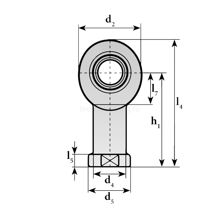 Шарнирный наконечник SI6C TECHNIX