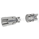 БРС серия C, ISO 16028, ниппель, нерж. сталь 304, G1/2", 3/8in TL3CM-S-G1/2 TITAN LOCK