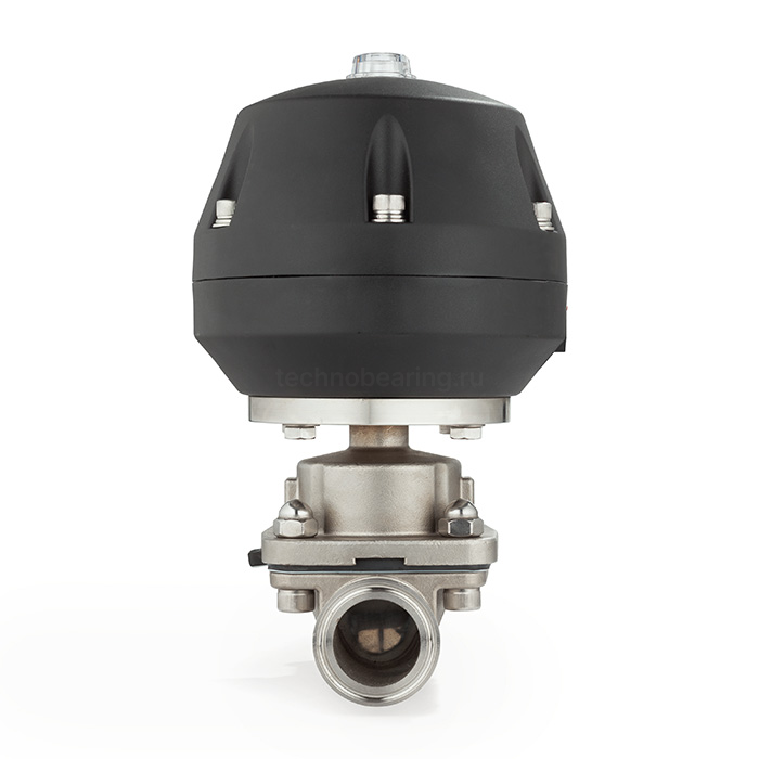 Мембранный клапан нерж.316 типа clamp, с пневмоприводом (полипроп.), DN50 DIN TL50DVCL-PP TITAN LOCK