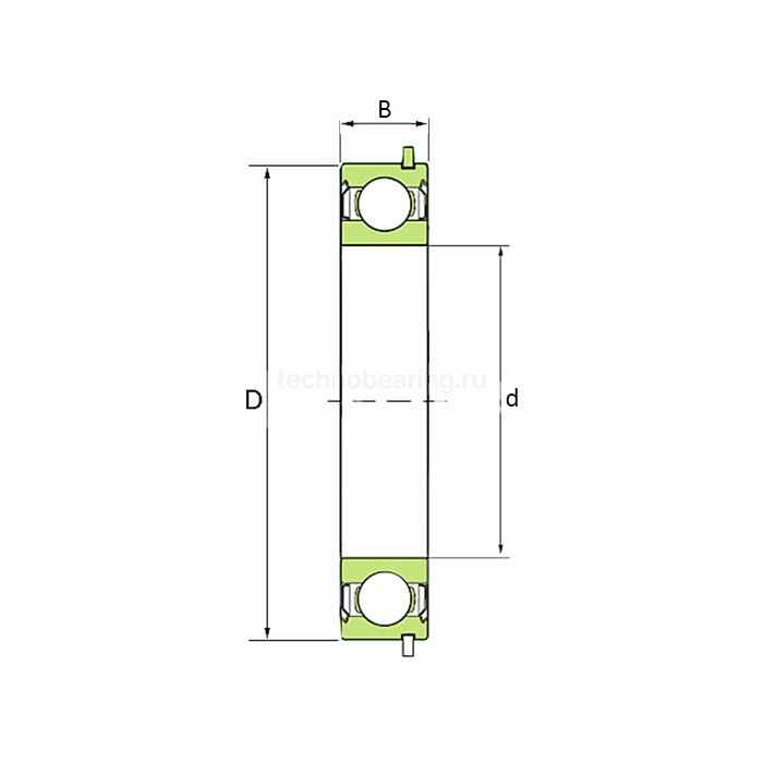 Подшипник 6304-2ZNR SKF