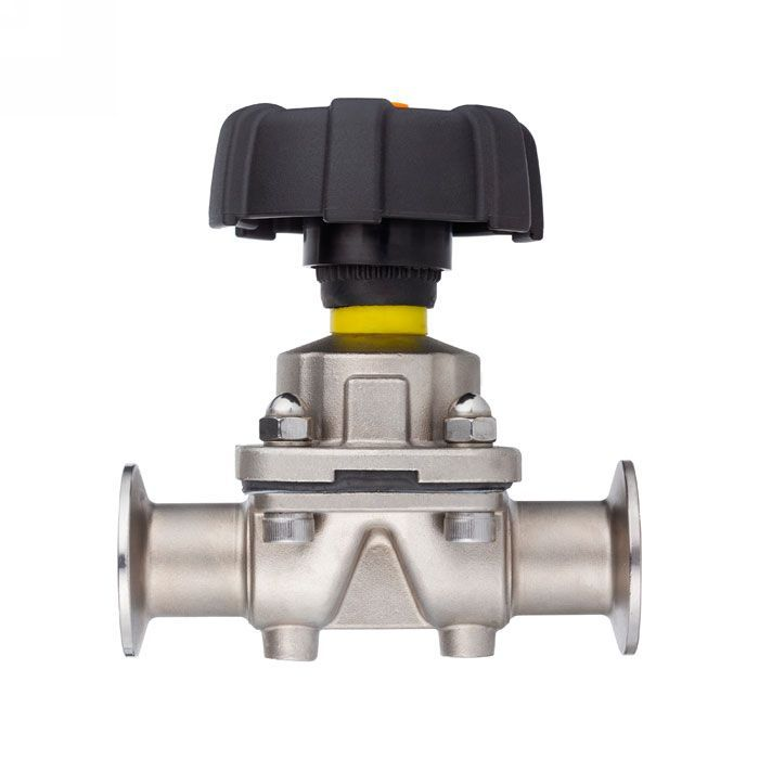 Мембранный клапан нерж.316 типа clamp-clamp, DN65 DIN TL65DVCLSS TITAN LOCK