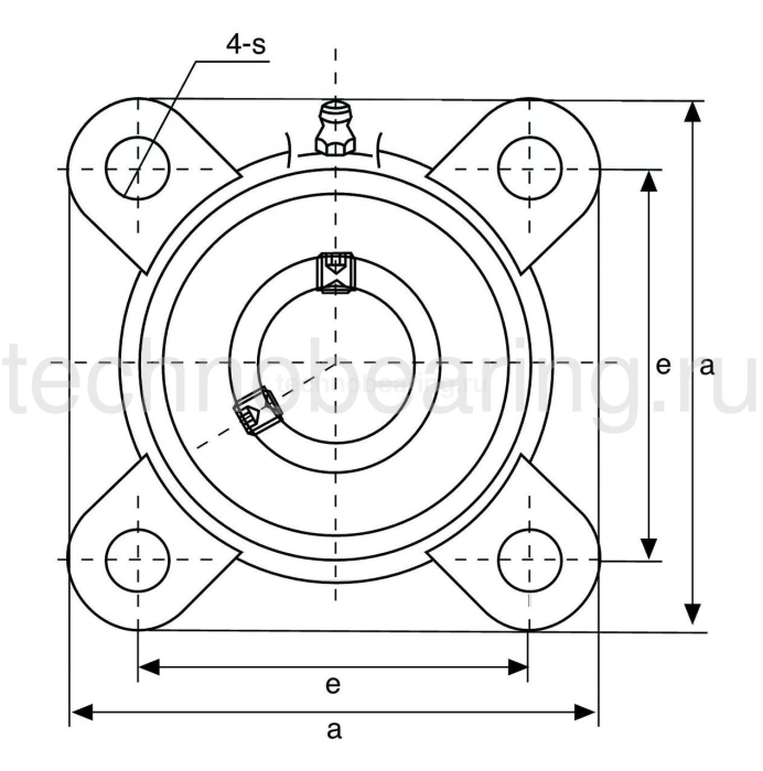 Подшипниковый узел UCF204 ISB
