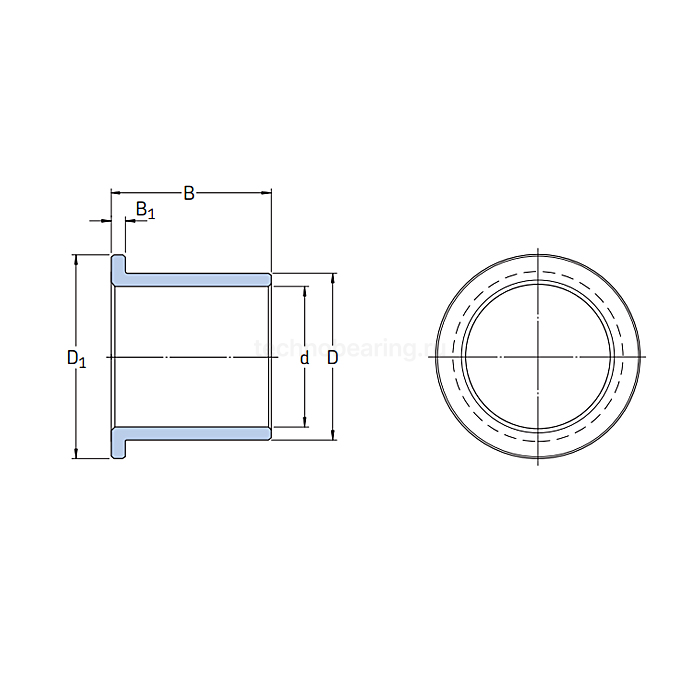 Втулка PSMF303830 A51 SKF