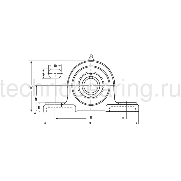 Подшипниковый узел UKP215+H2315 TECHNIX