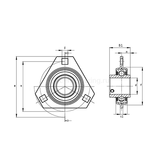 Подшипниковый узел SBPFT202 TECHNIX