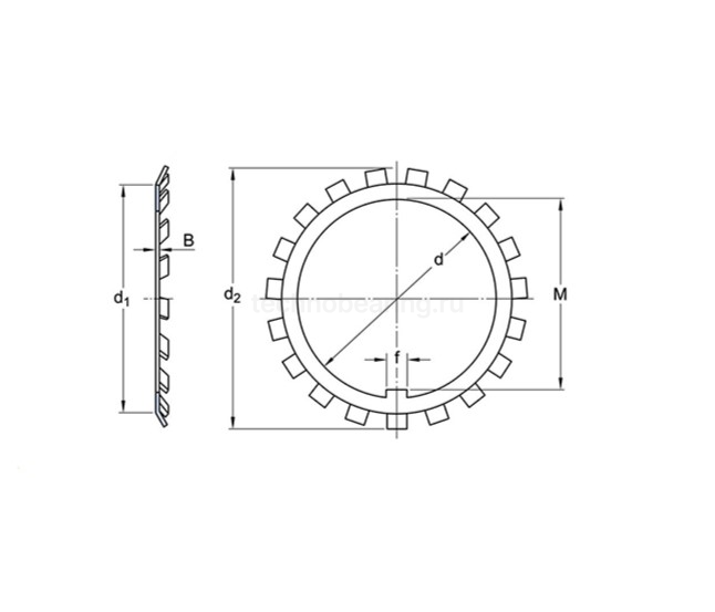 Кольцо MB12 ISKRA