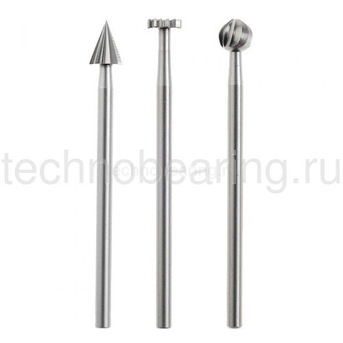 Вольфрам – ванадиевые фрезы, 3  шт. 28720 Proxxon