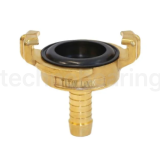 Универсальное соединение для воды NEPTUN (GEKA) с концом под рукав, 3/8" (10мм), латунь, TLNPH3/8-BR TITAN LOCK