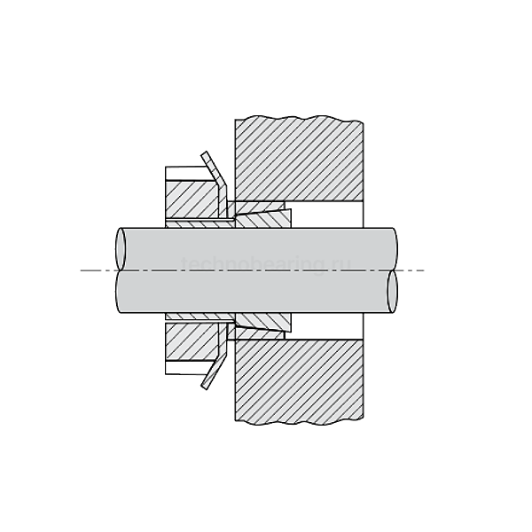 Зажимная втулка KLFF040 (PHF FX90-40x50) ISKRA