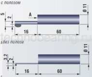 Измерительная головка SB60/10 с полозом и без полоза TESA